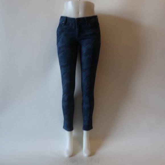 DL 1961 BLUE CAMO EMMA LEGGING JEAN SZ 27* - Picture 1 of 12